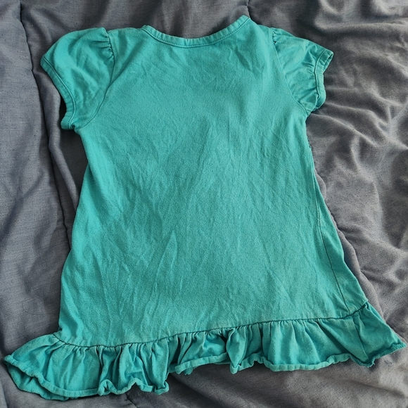 Sequined Cherokee Girls Aqua Rock Top - Picture 4 of 7